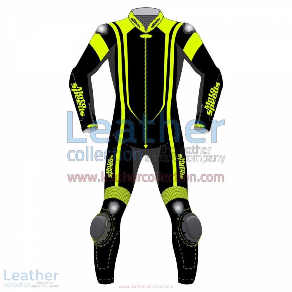 Alpha Neon Leather Motorbike Suit | leather motorcycle suit