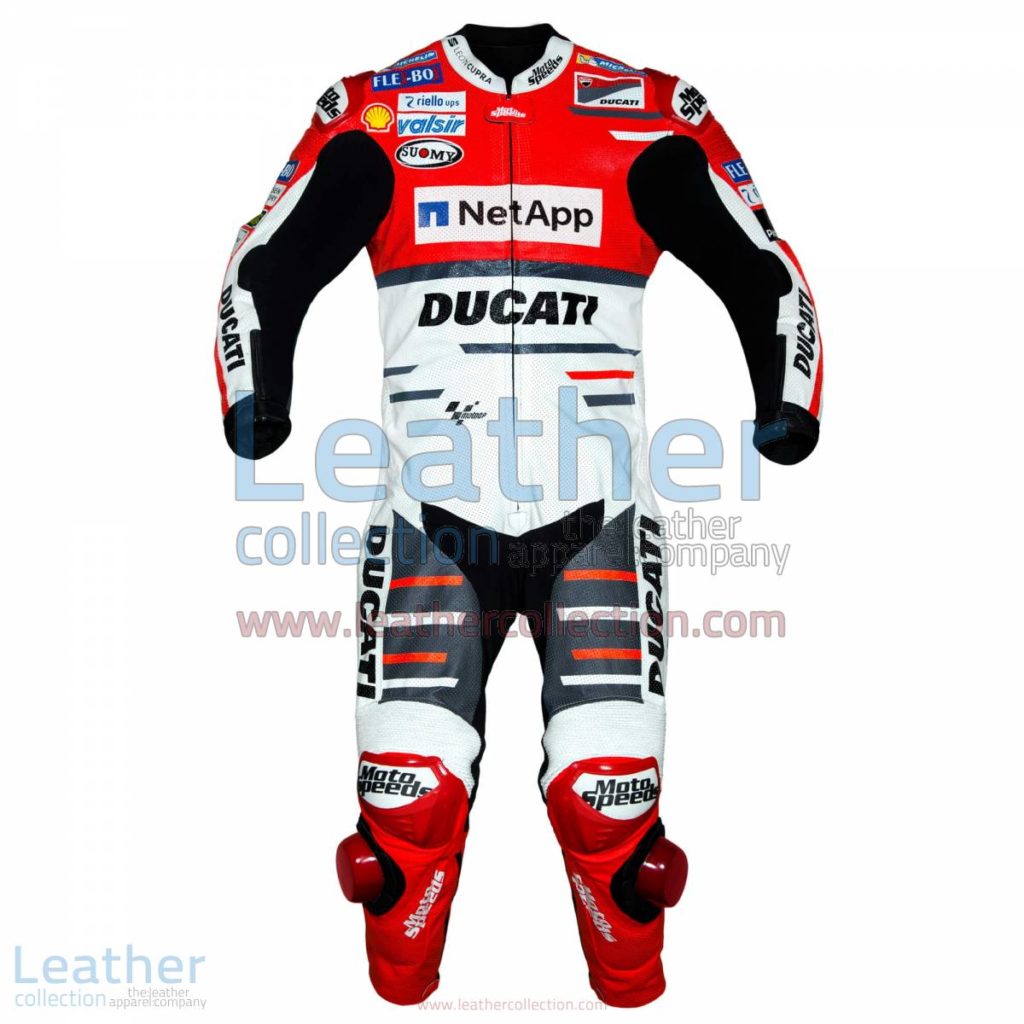 Andrea Dovizioso Ducati MotoGP 2018 Leather Suit | Andrea Dovizioso Ducati MotoGP 2018 Leather Suit