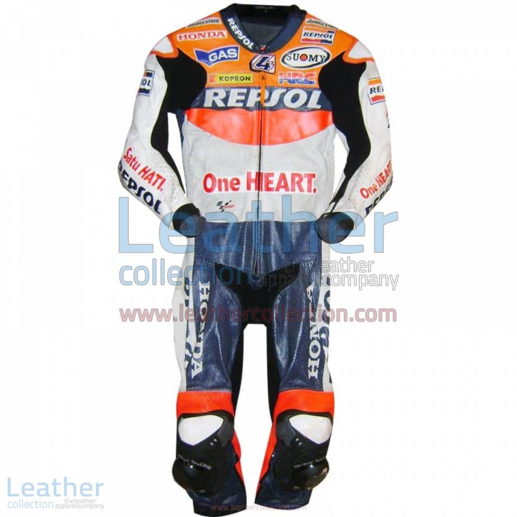 Andrea Dovizioso Repsol Honda 2010 MotoGP Leathers | repsol honda