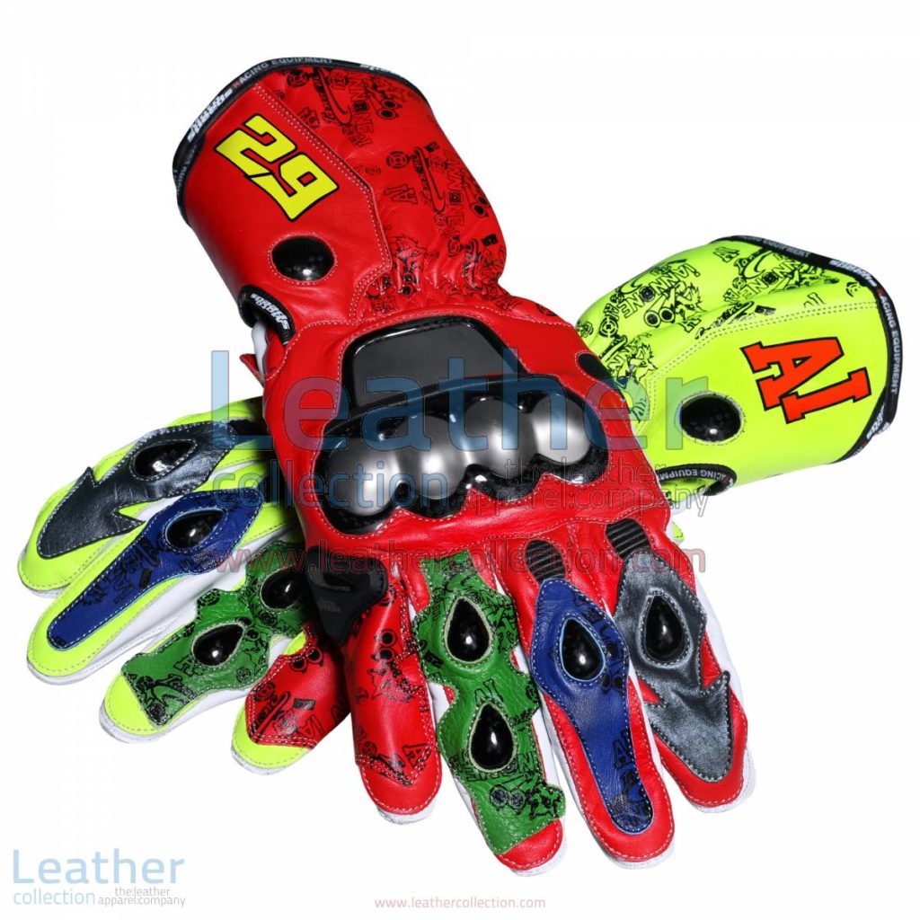 Andrea Iannone 2013 Leather Motorbike Gloves | Andrea Iannone
