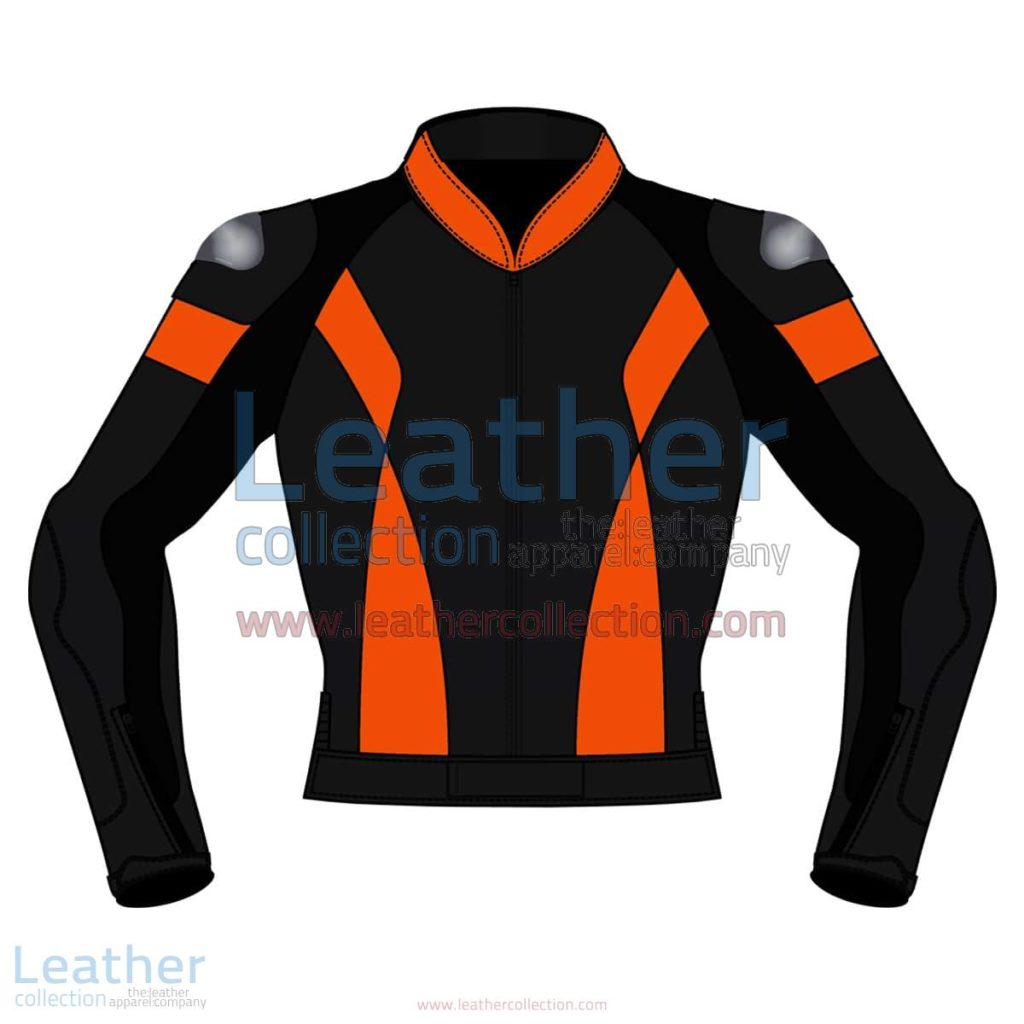 Bi Color Motorbike Leather Jacket For Men | Bi Color motorcycle Leather Jacket For Men