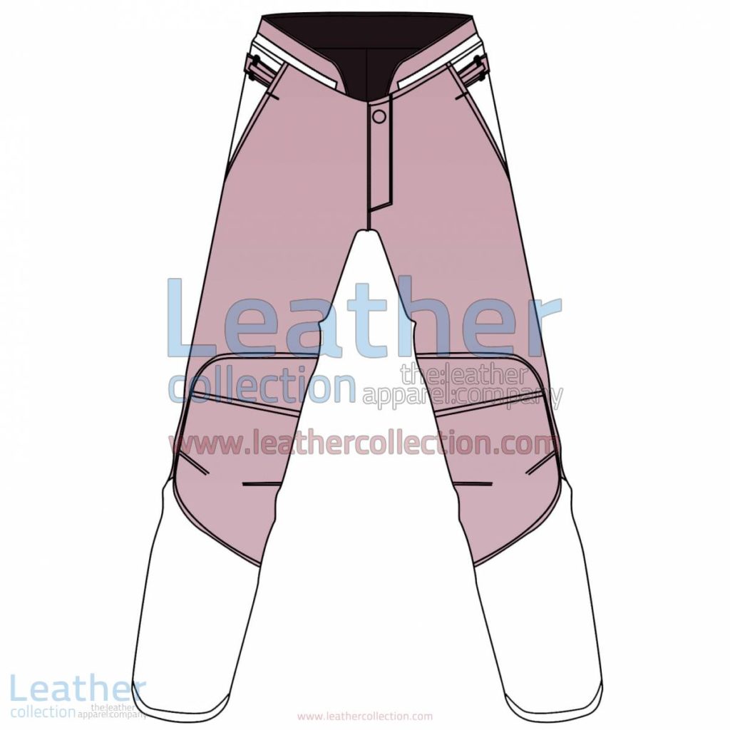 Bi Color Motorbike Leather Pant For Women | Bi Color motorcycle Leather Pant For Women