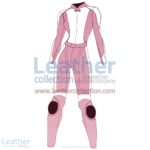 Bi Color Two-Piece Motorbike Leather Suit For Women | Bi Color Two-Piece motorcycle Leather Suit For Women