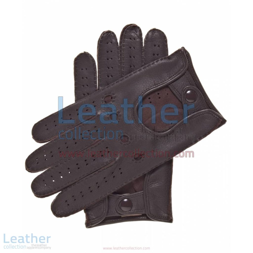Brown Leather Driving Gloves | brown driving gloves