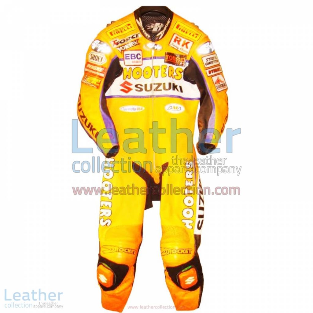 Larry Pegram Suzuki AMA Motorcycle Leathers | suzuki motorcycle leathers