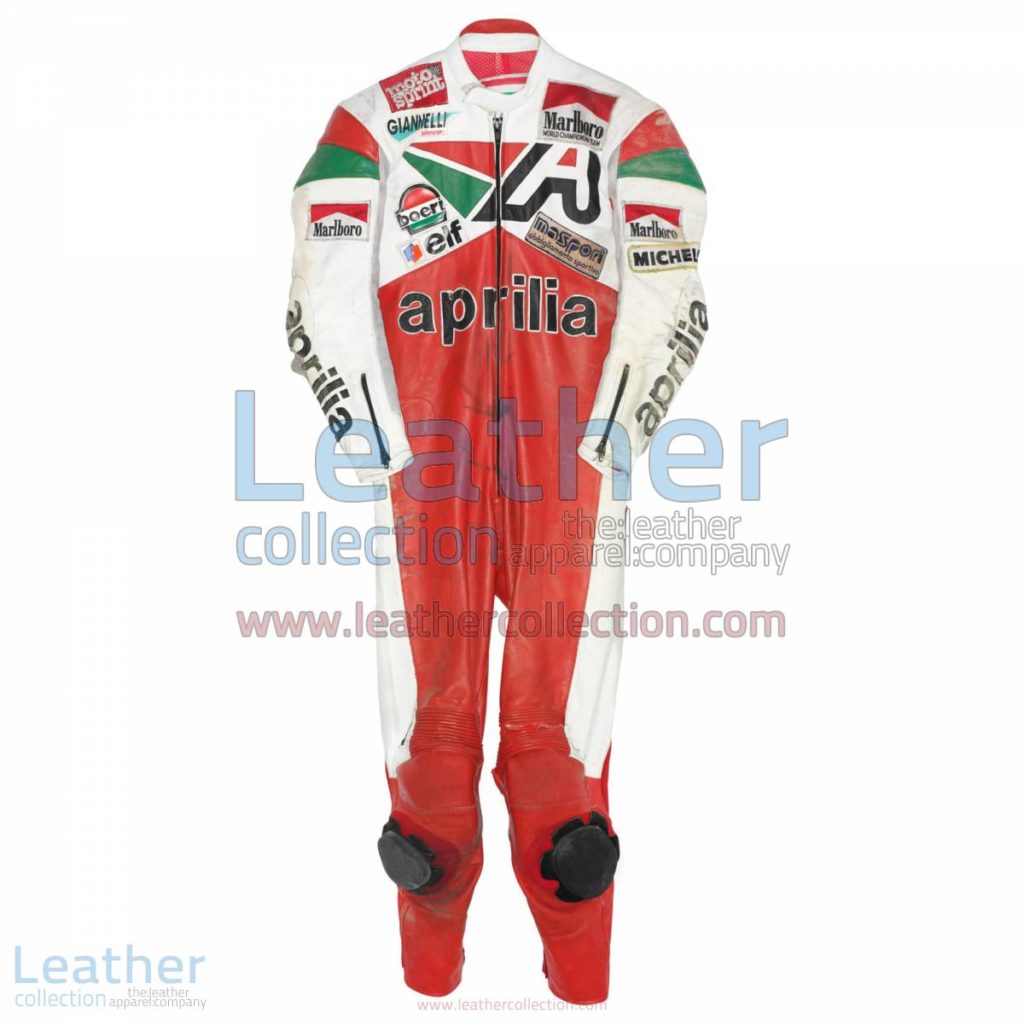 Loris Reggiani Aprilia GP 1987 Leather Suit | aprilia leather suit