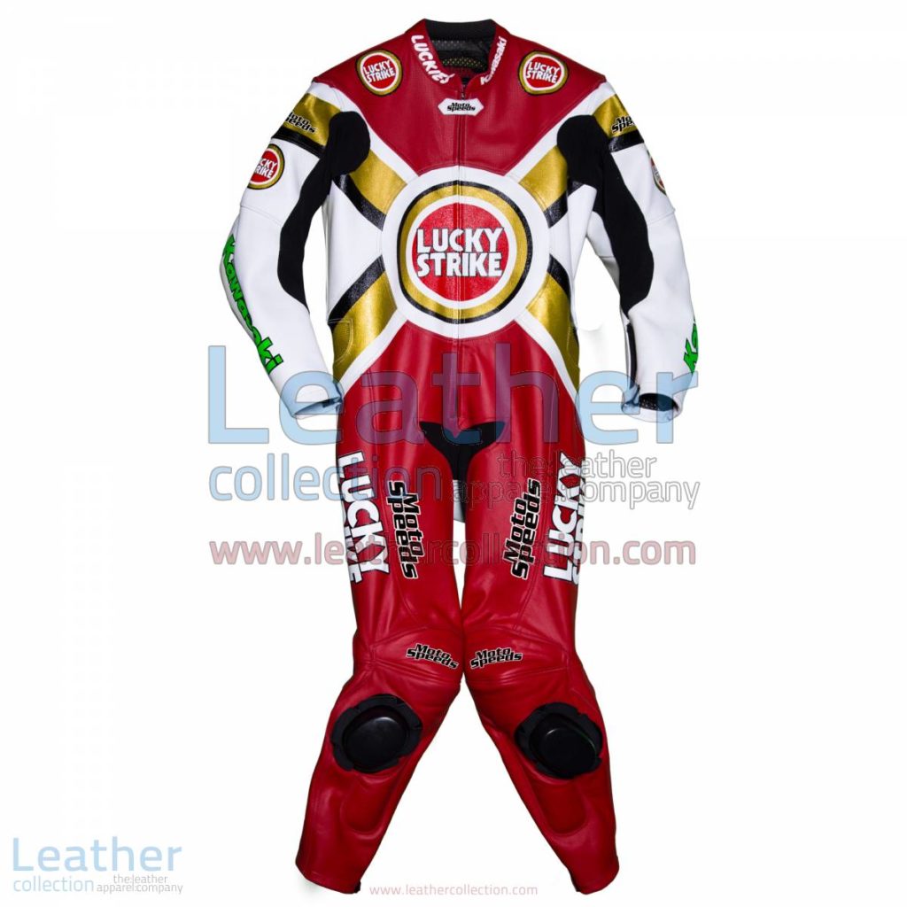 Martin Craggill Lucky Strike Kawasaki Leathers | kawasaki leathers