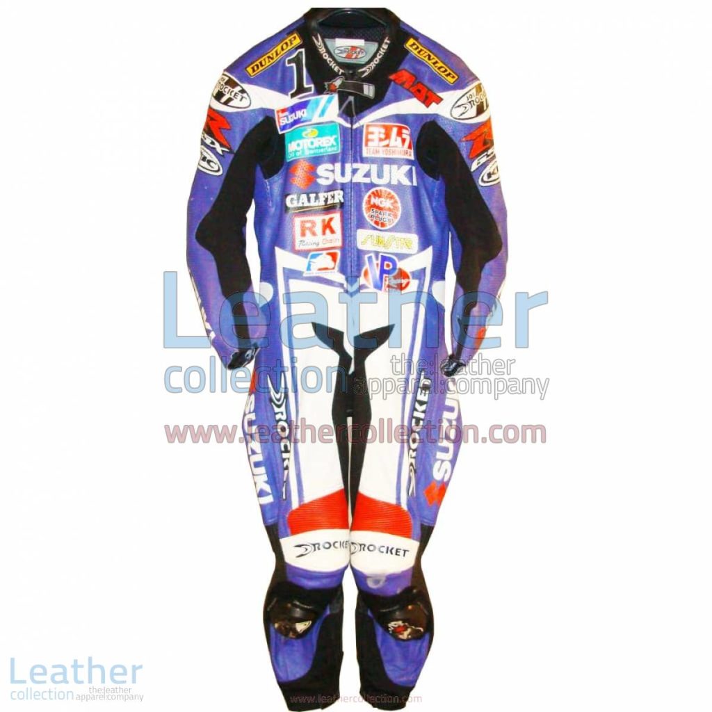Mat Mladin Suzuki AMA 2005 Leather Suit | suzuki leather suit