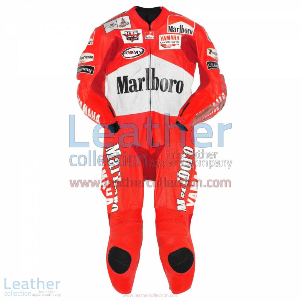 Max Biaggi Marlboro Yamaha GP 2001 Leathers | yamaha leathers