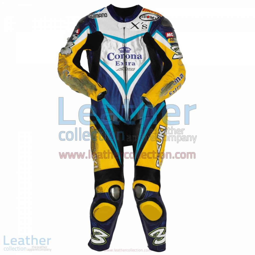 Max Biaggi Suzuki WSBK 2007 Leathers | suzuki leathers