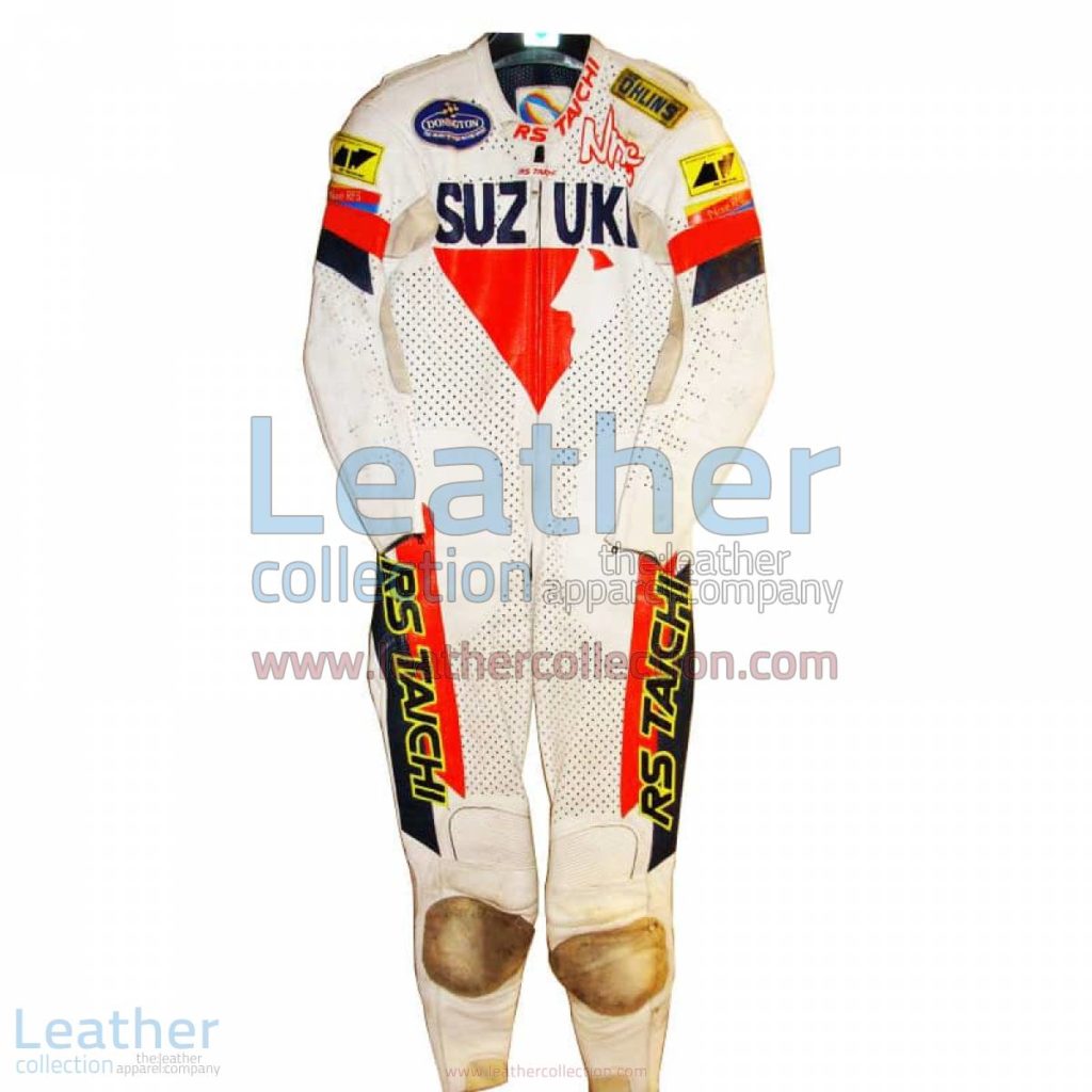Niall Mackenzie Suzuki GP Racing Suit | suzuki racing suit