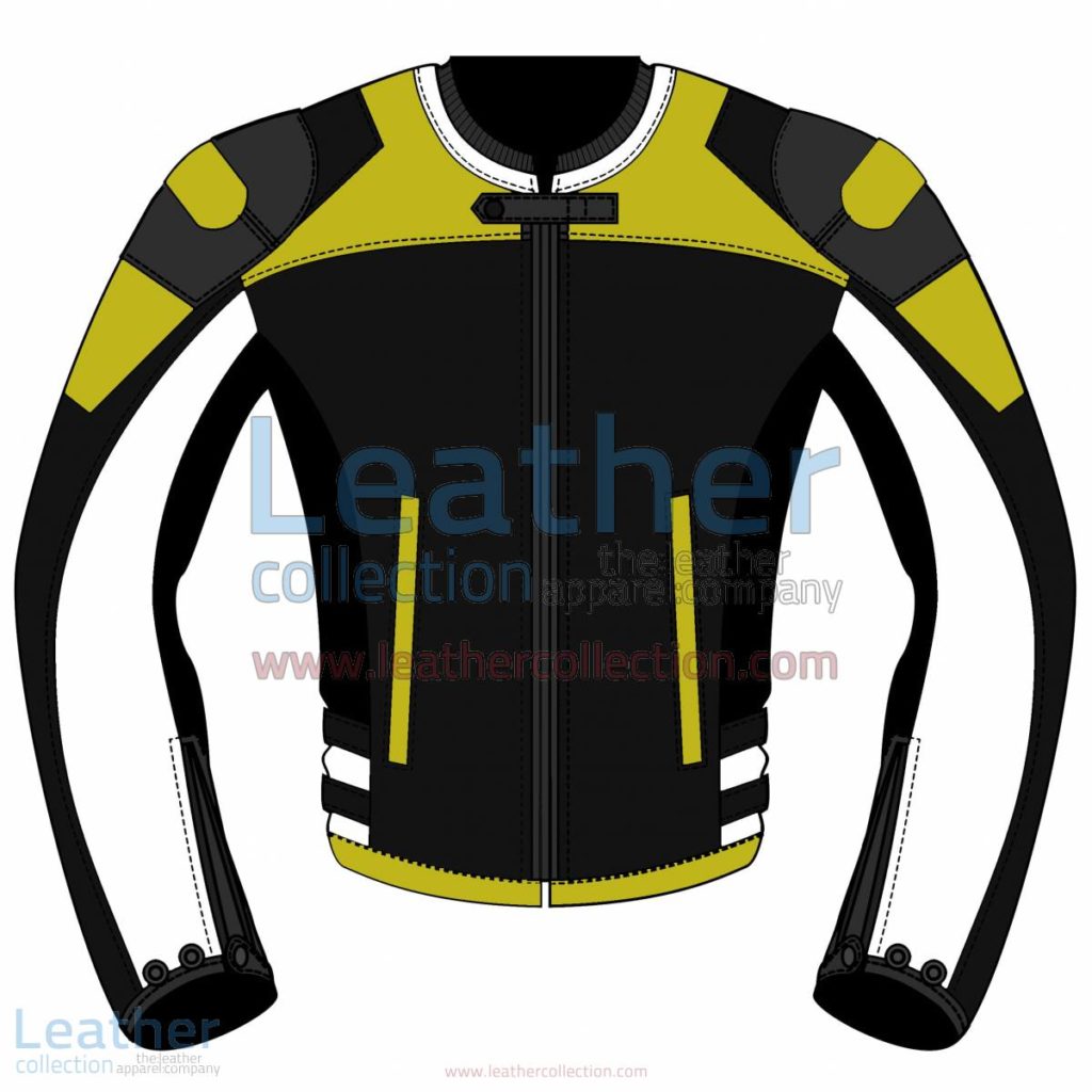 Quad Color Motorbike Leather Jacket For Women | Quad Color motorcycle Leather Jacket For Women
