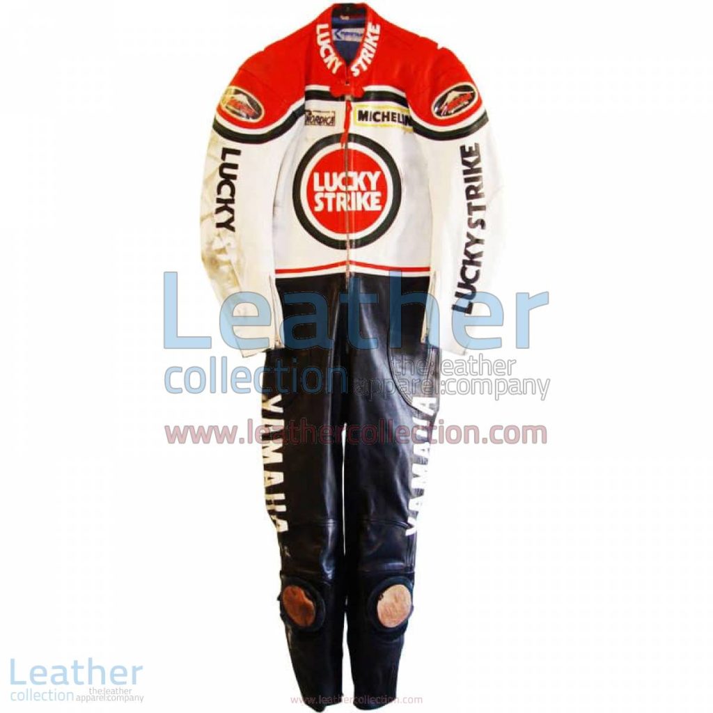 Randy Mamola Lucky Strike Yamaha GP 1986 Leathers | yamaha leathers