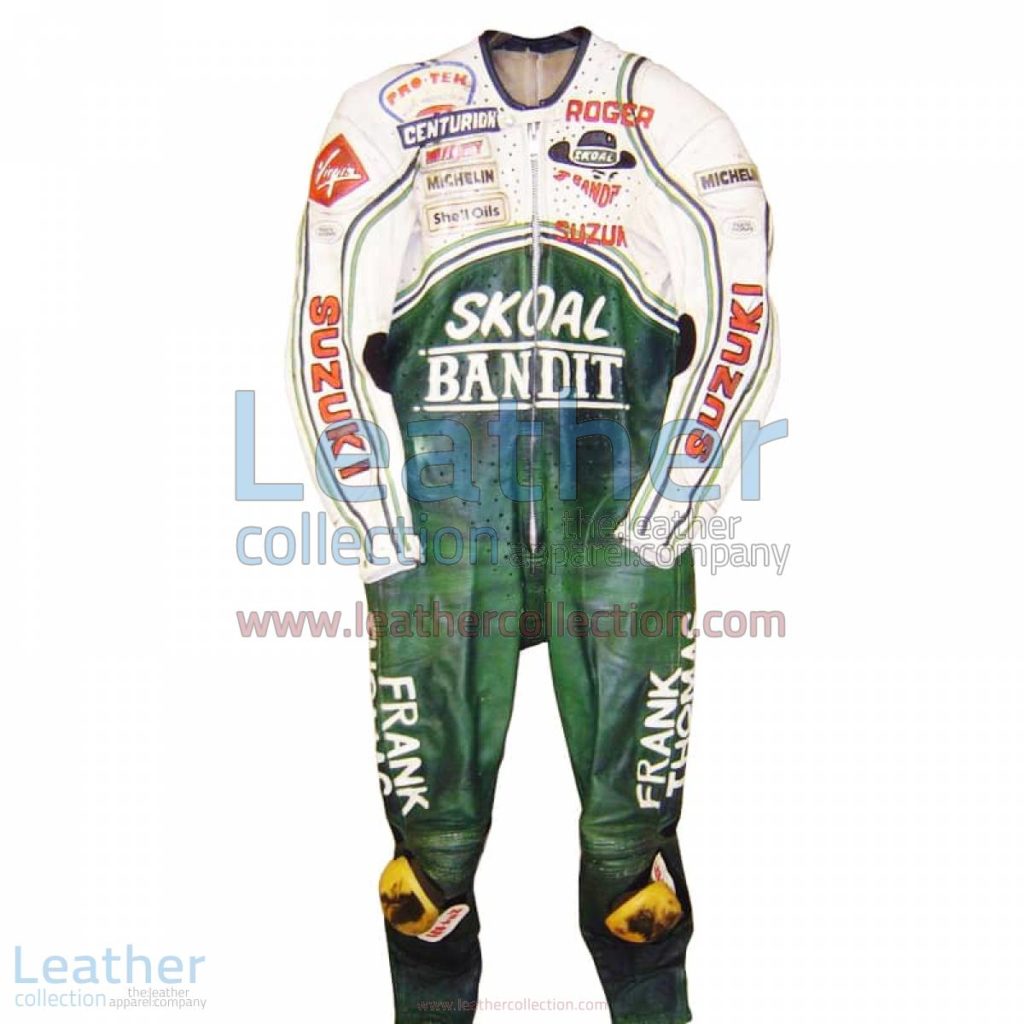 Roger Marshall Suzuki GP 1987 Leather Suit | suzuki leather suit