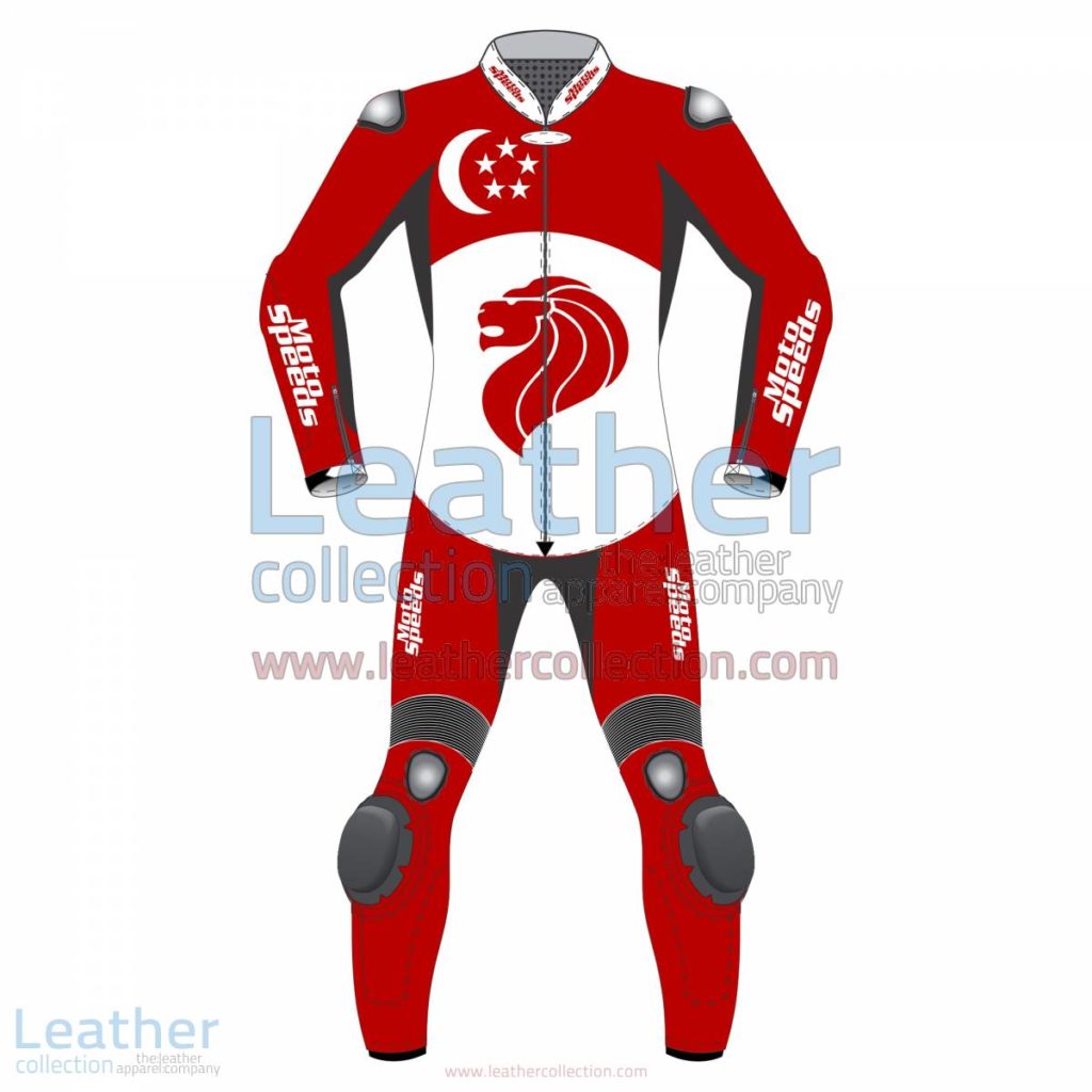 Singapore Flag Moto Suit | moto suit