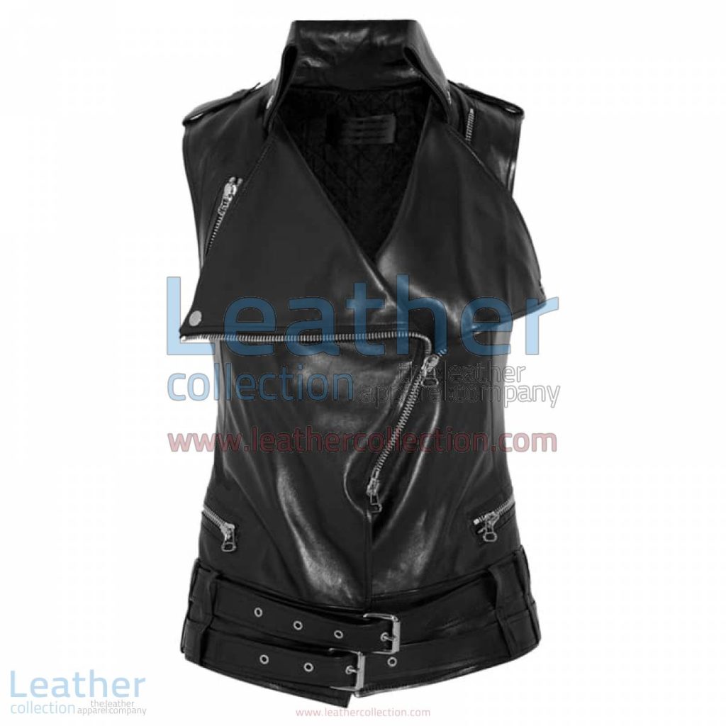 Smart Ladies Leather Vest | ladies leather vest