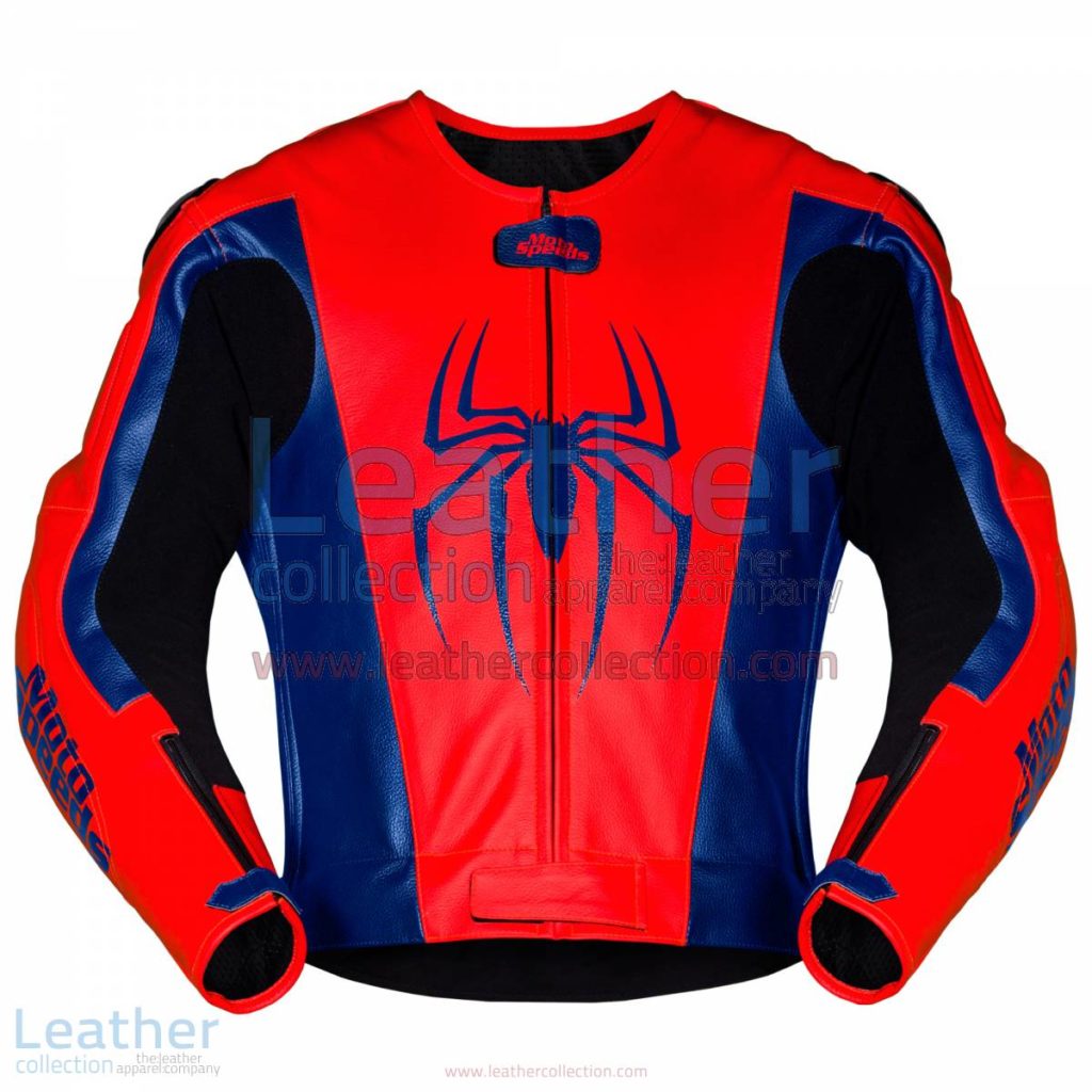 Spiderman Leather Motorcycle Jacket | Spiderman Leather Motorcycle Jacket