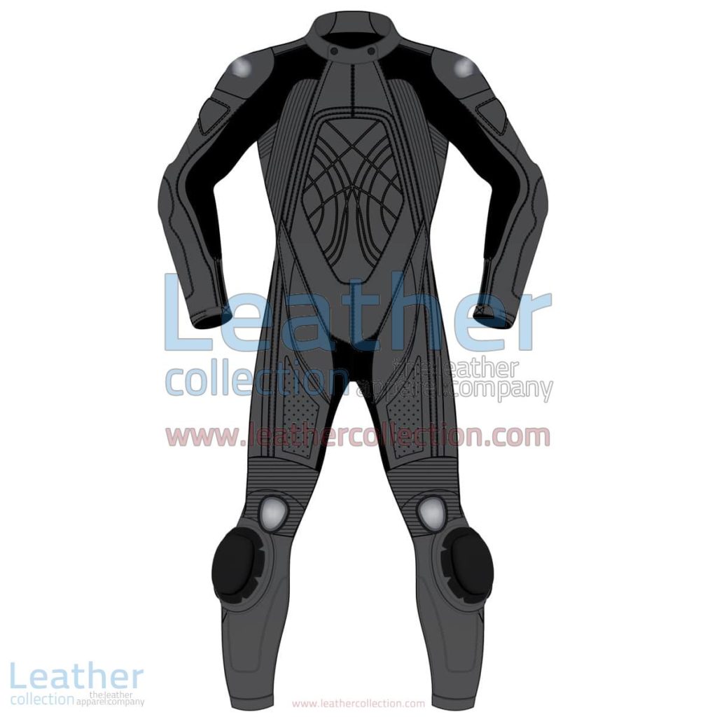 Uni Color One-Piece Motorbike Leather Suit for Men | Uni Color One-Piece motorcycle Men Leather Suit