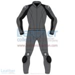 Uni Color Two-Piece Motorbike Leather Suit For Men | Uni Color Two-Piece motorcycle Leather Suit For Men