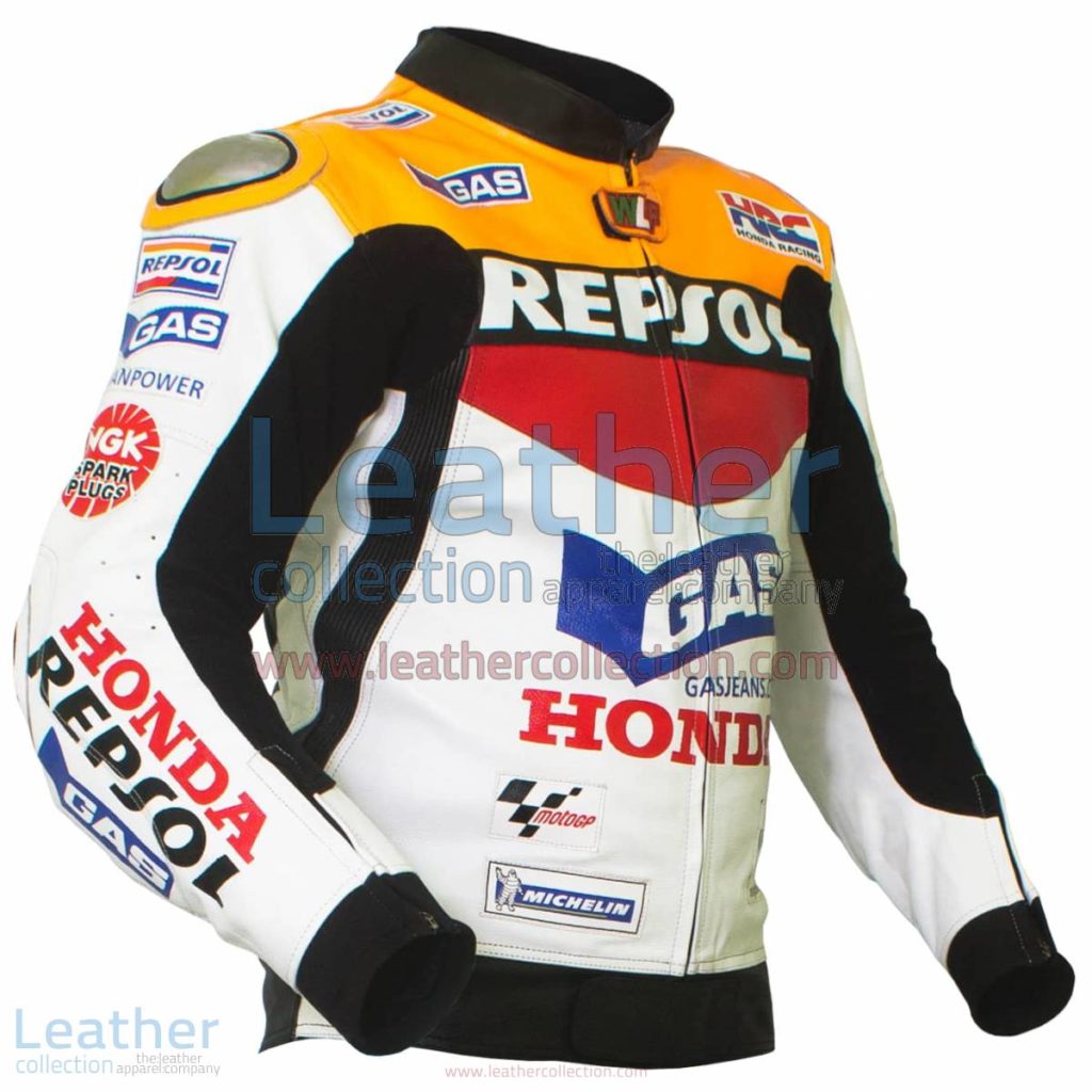 Valentino Rossi Repsol Honda MotoGP 2003 Leather Jacket | repsol jacket