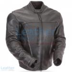 Waterproof Motorcycle Leather Jacket with CE Armor | waterproof leather jacket