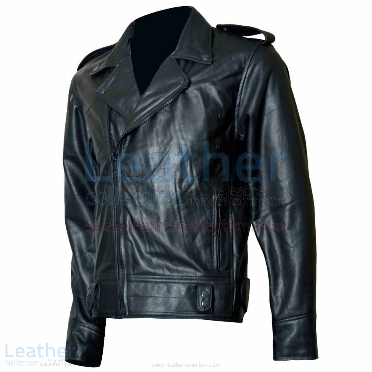 Biker Boyz Smoke Biker Black Leather Jacket –  Jacket