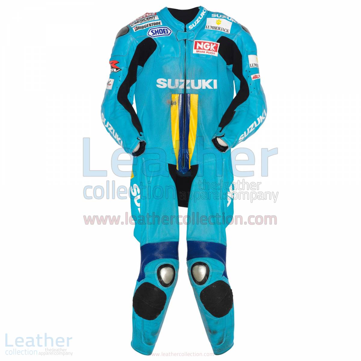 Chris Vermeulen Suzuki MotoGP 2007 Leather Suit