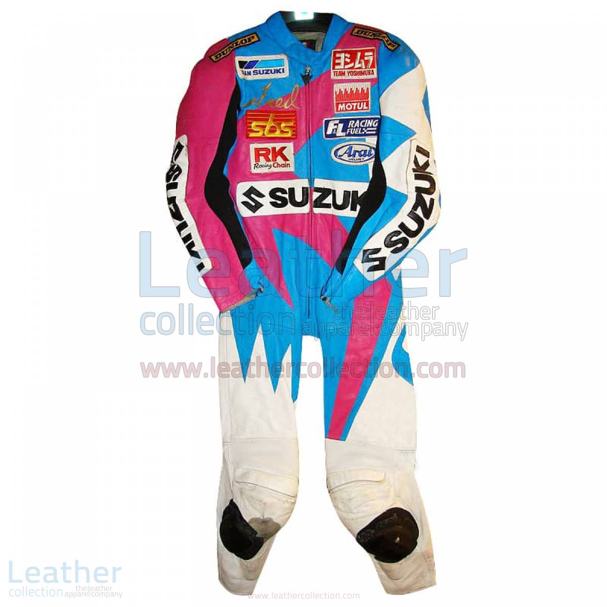 Fred Merkel Yoshimura Suzuki WSBK Leathers