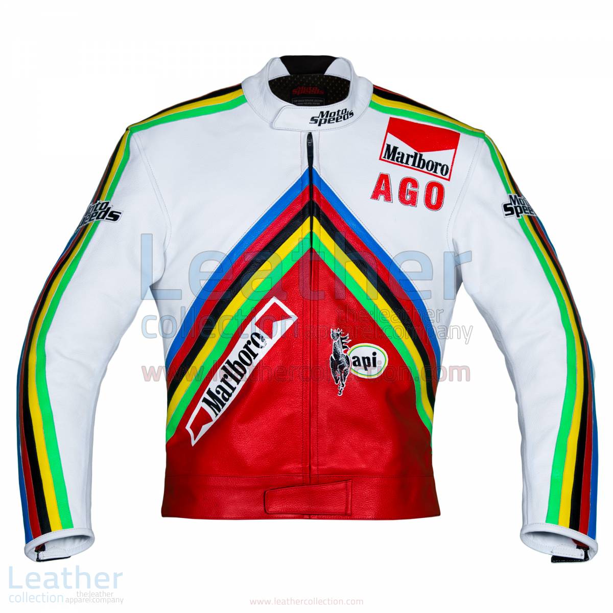 Giacomo Agostini MV Agusta GP 1975 Leather Jacket – MV Agusta Jacket