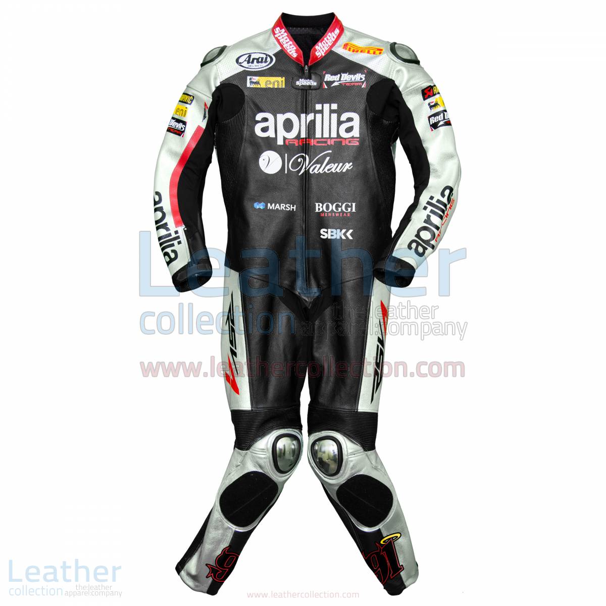 Leon Haslam Aprilia 2015 WSBK Racing Leathers