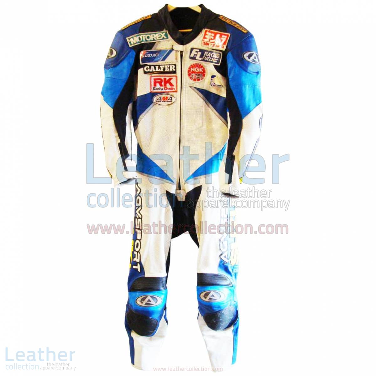 Mat Mladin Suzuki Motorcycle AMA 2002 Leathers