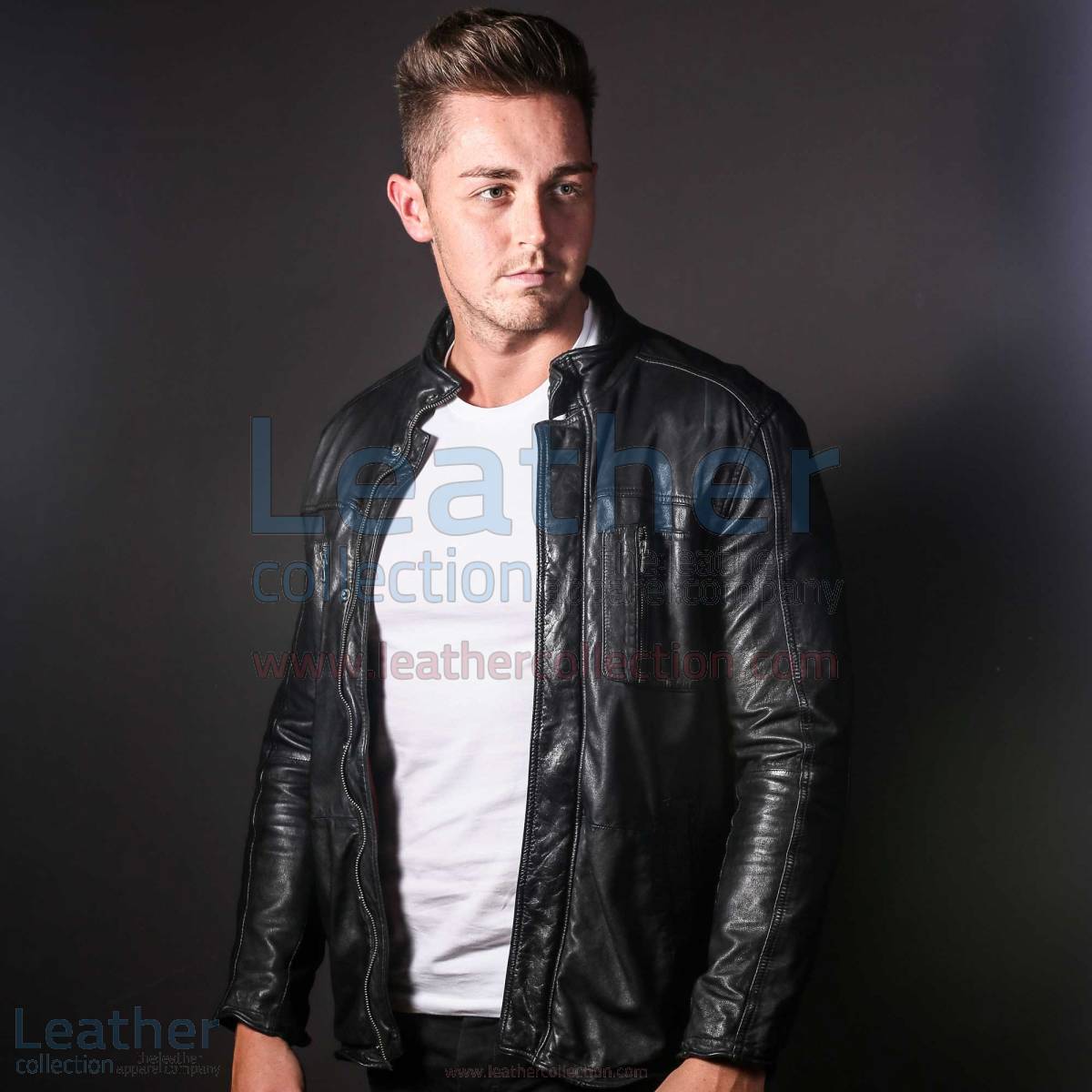 Men Fashion Ice Leather jacket –  Jacket