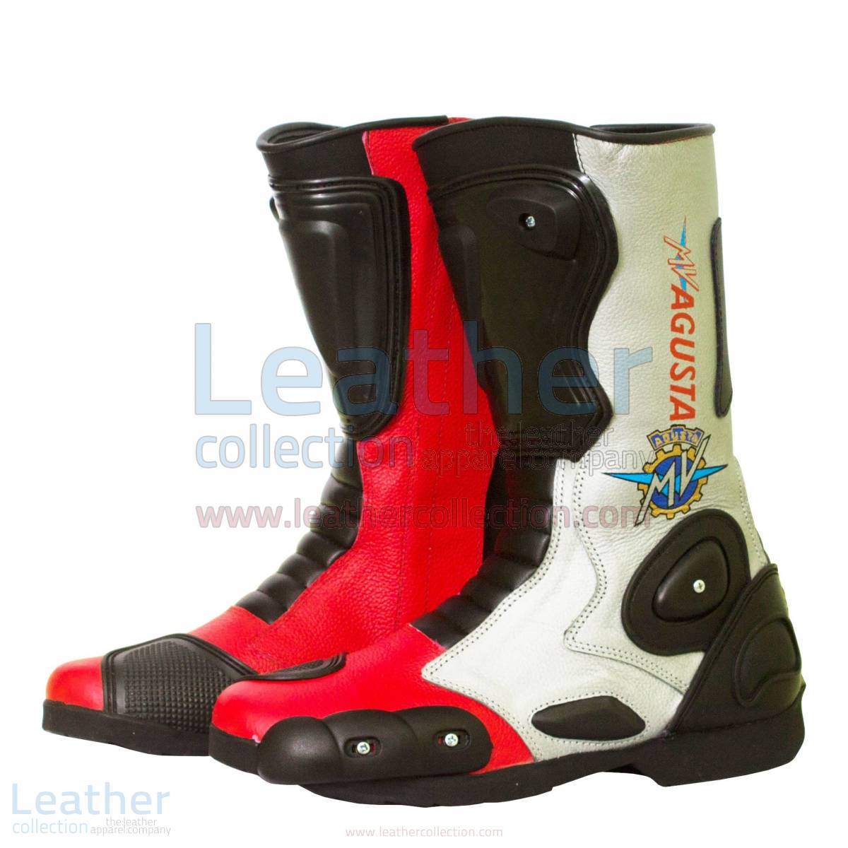MV Agusta Leather Biker Boots