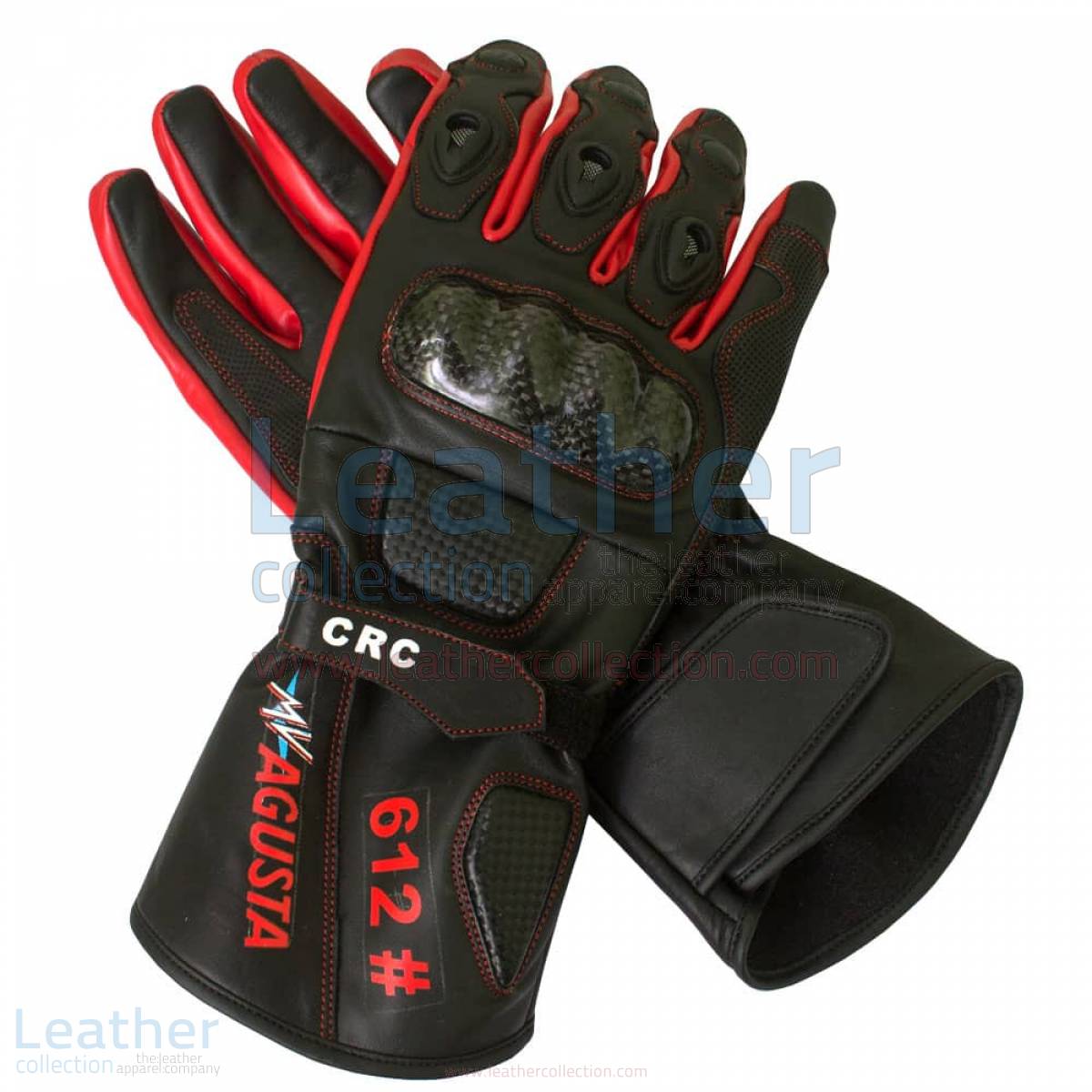 mv agusta race leather gloves