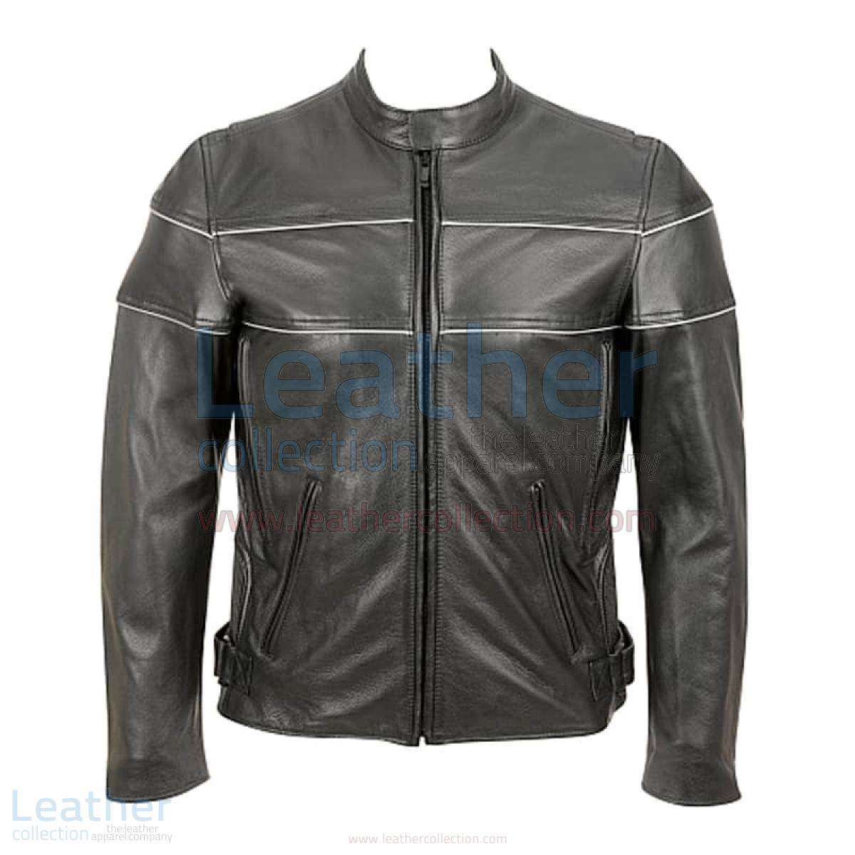 mens leather motorcycle jacket