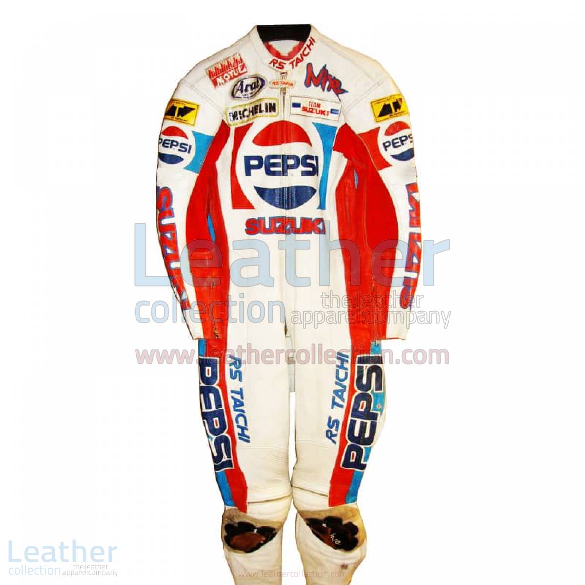 Rob McElnea Pepsi Suzuki GP 1988 Racing Leathers
