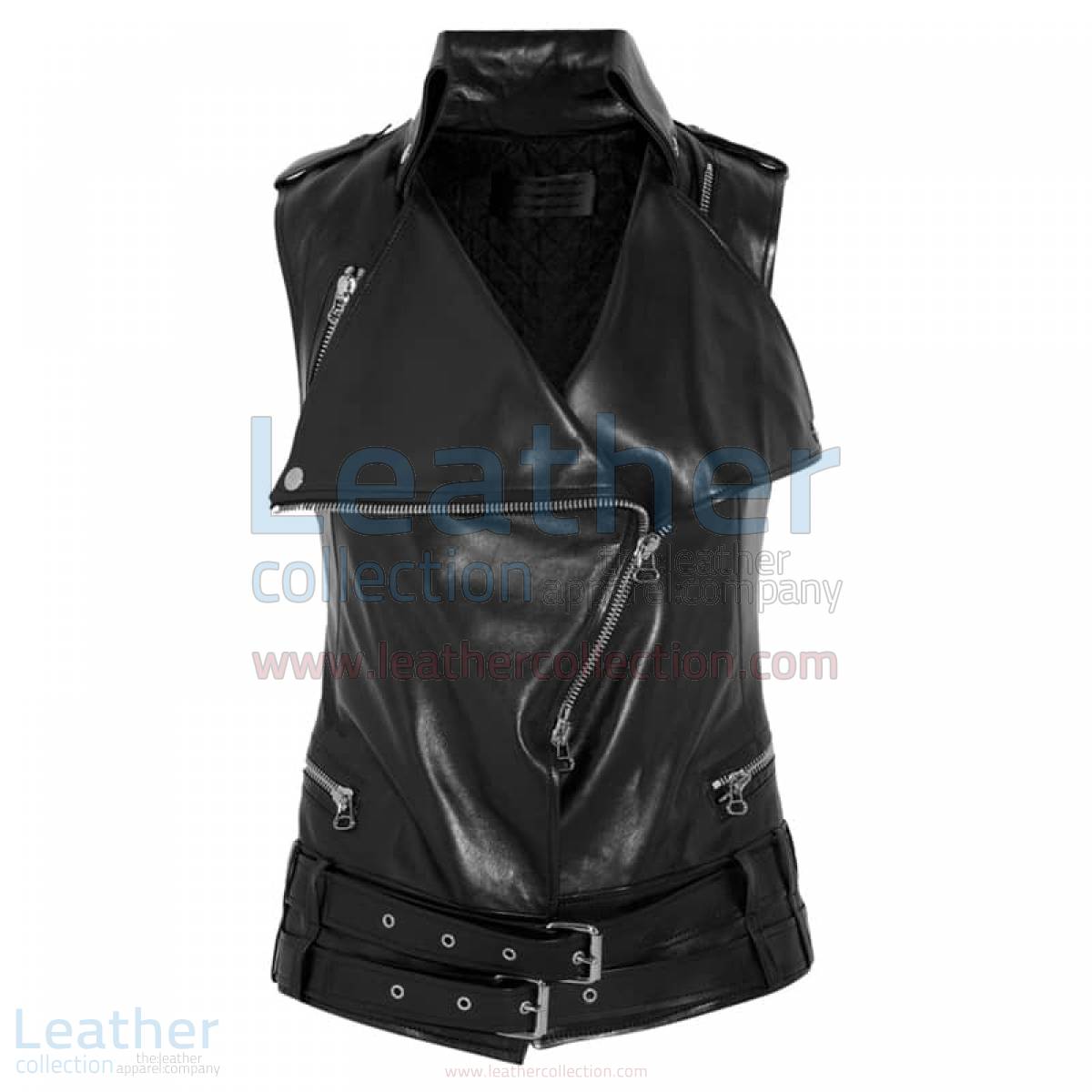 Smart Ladies Leather Vest