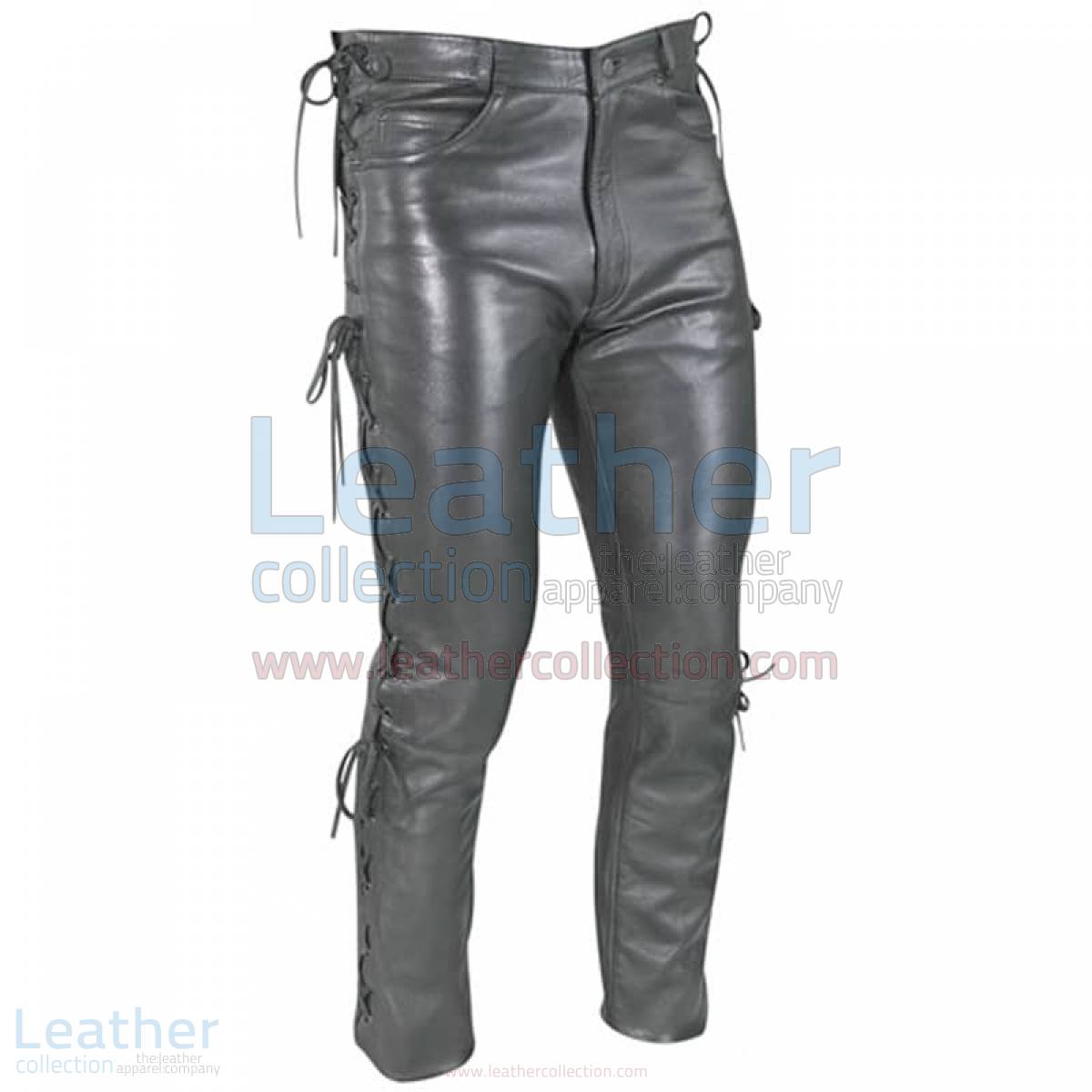Women Leather Lace Pants