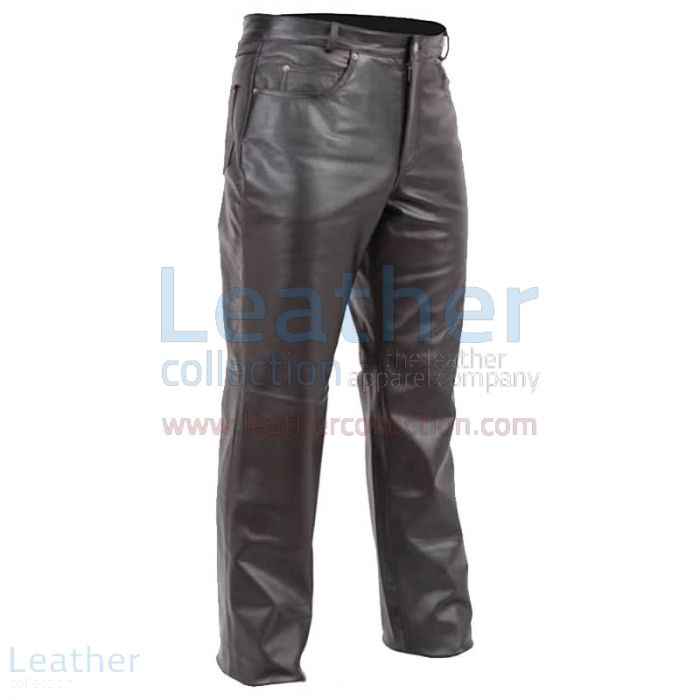 Shop for Black Premium Biker Leather Chaps for CA$163.75 in Canada