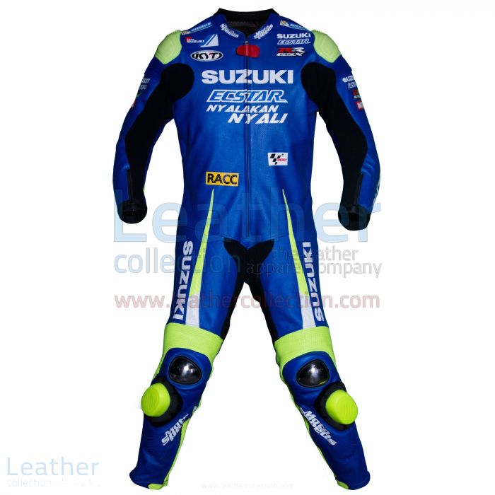 Aleix Espargaro Traje Suzuki 2016 MotoGP Vista Frontal