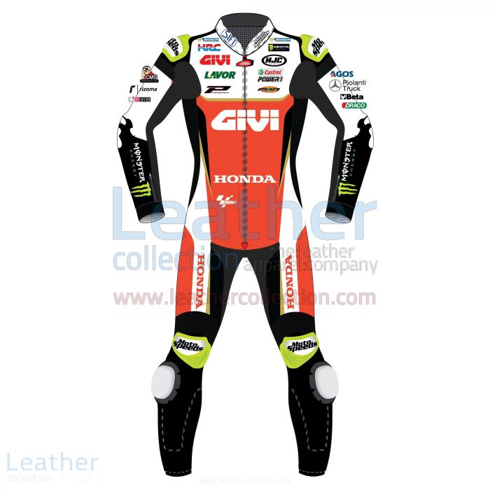 Cal Crutchlow LCR Honda 2019 MotoGP Leather Suit front view