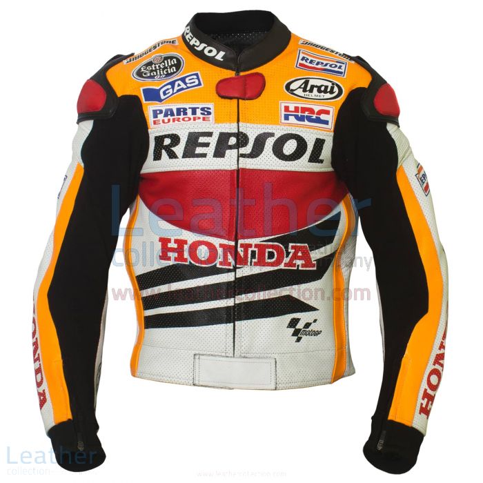 Dani Pedrosa Honda Repsol 2013 Motorcycle Jacket front view