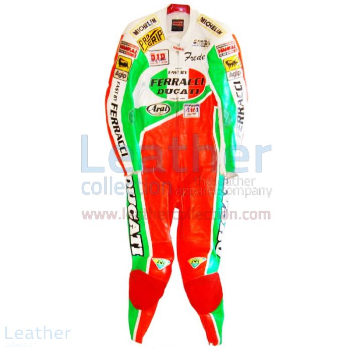 Freddie Spencer Ducati Corse AMA Leathers front view