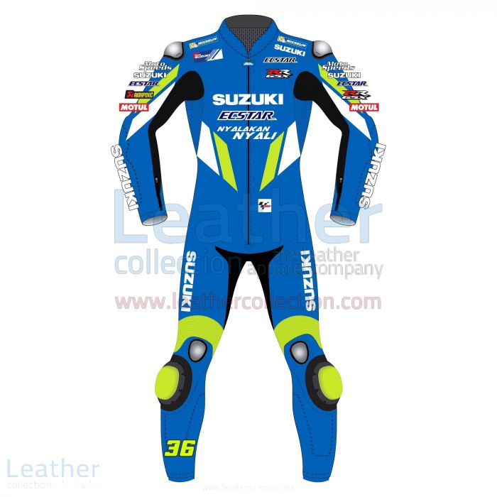 Joan Mir Suzuki MotoGP 2019 Suit front view
