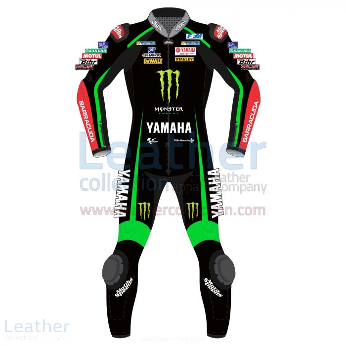 Johan Zarco Yamaha Monster Tech 3 2017 Leather Suit front view