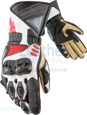 Legend Leather Biker Gloves Upper and Lower View