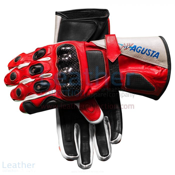 MV Agusta CRC Carbon Racing Gloves upper view