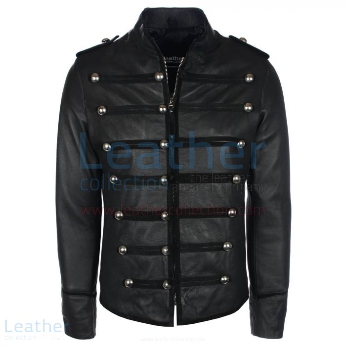 Military Biker Jacket – Prince Leather Jacket | Leather Collection