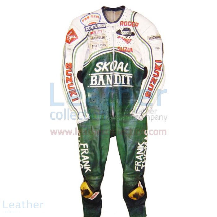 Pick up Now Roger Marshall Suzuki GP 1987 Leather Suit for ¥100,688.0