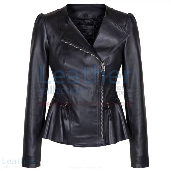 The Empress Fashion Leather Jacket For Ladies front view